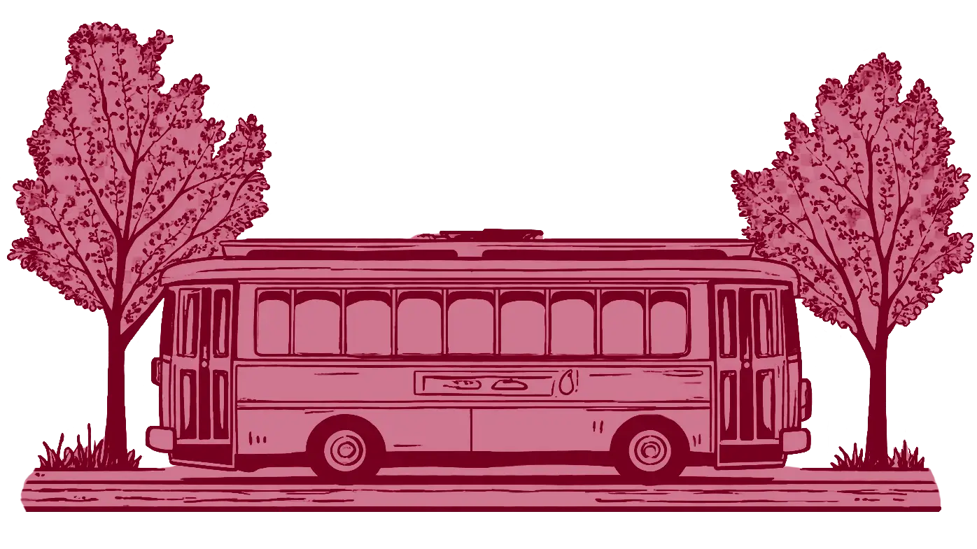 Mother's Day Weekend Trolley illustration